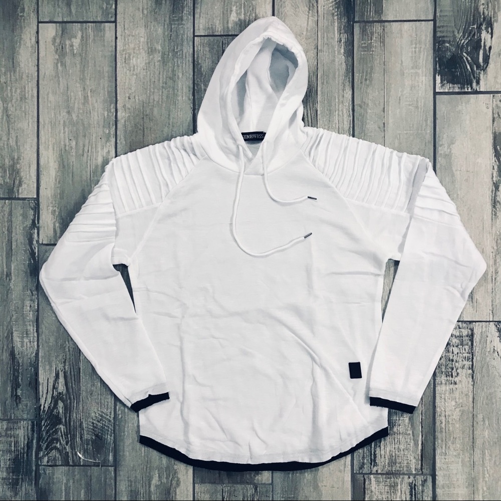 Modern Hoodie Sweatshirt Fleece Workout Gear - Picture 1 of 4